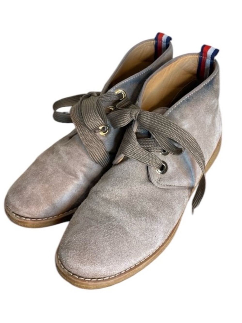 TOMMY HILFIGER Grey Suede Chukka Ankle Boots Size 5.5